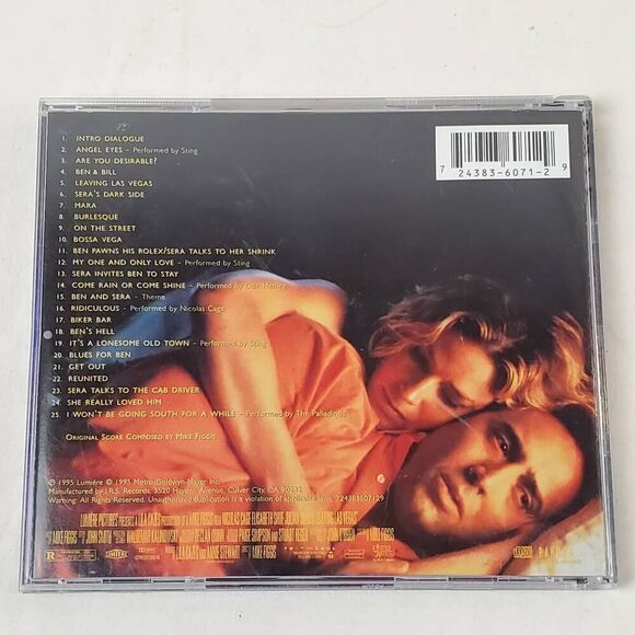 Leaving Las Vegas Music Album MotionPictureSoundtrack [CD] - Picture 5 of 5